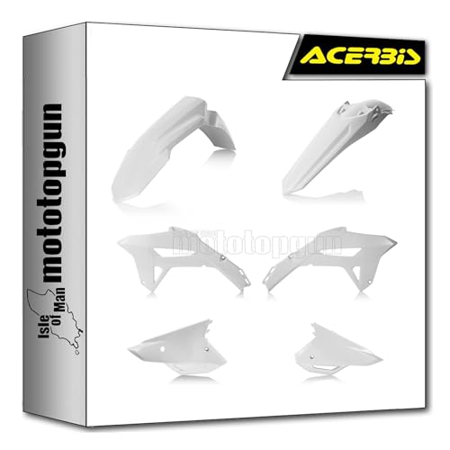 Cache carenage blanc Acerbis pour moto Honda CRF 450 R 2021 2022