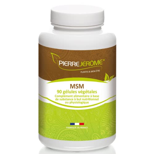Pierre Jérôme - MSM - 90 gélules végétales - Fabriqué en France Cover