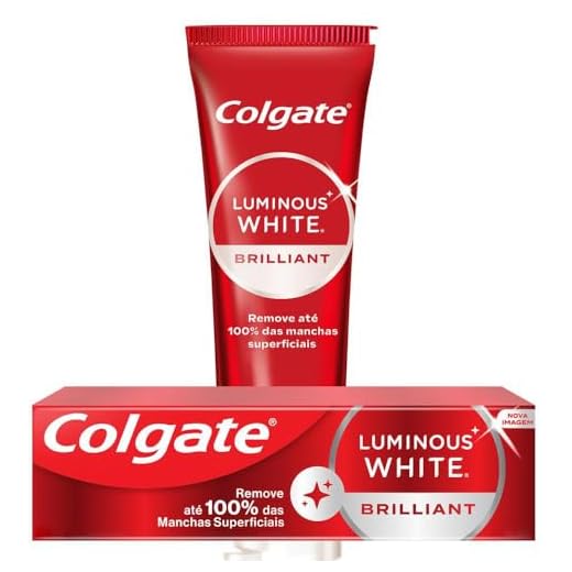 Creme Dental Clareador Colgate Luminous White Brilliant 70g - Edição Limitada