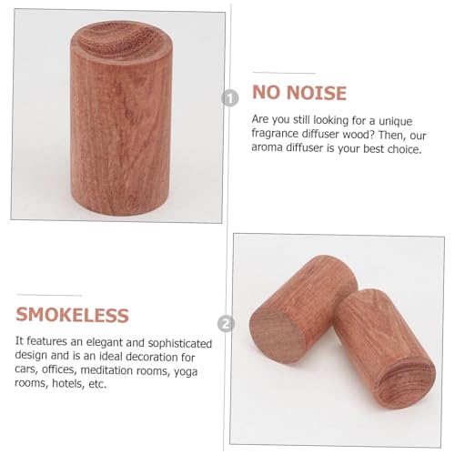 Incensario de madera elegante DECHOUS 4 piezas miniatura 3