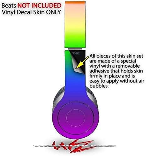 Skin Decal Wrap Works with Original Beats Solo HD Headphones Smooth Fades Rainbow Skin Only (Headphones NOT Included)