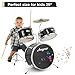 Garvee 3 Piece Drum Set – Beginner Junior Drum Kit with Tom-Tom, Snare & Bass Drum, Cymbal, Pedal, Drumsticks and Throne Stool, Durable Wood/Metal Construction, Ideal for Practice, Learning & Gifts
