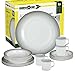 Brunner- Outdoor in Motion : Camping-Geschirr-Set Melamin | 16-Teilig - Teller & Becher für 2-4 Personen | Melamine Set ASTRALYS - Bruchfest, Leicht