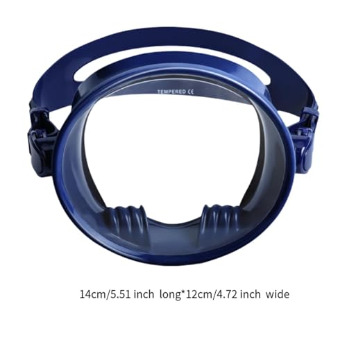 oshhni Máscara de mergulho de lente única, óculos de mergulhador, antiembaçante, à prova de vazament