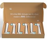 The Little Eco Company Recyclable Oral-B Compatible Toothbrush Head Set FREEPOST Recycling Service 6 Pack | Electric Toothbrush Head | Deep Clean & Polish Set