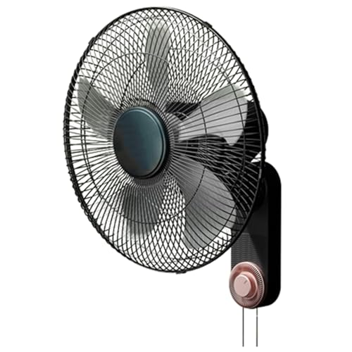 IVEJBZLWMN Ventilador de Pared para el hogar de 16in/18in/20in, 3 velocidades, oscilante, Resistente, para Oficina, 5 velocidades, Potencia Nominal de 45W, Nivel máximo de Ruido de 50dB (20in/50cm).