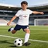 TEERAPHIQUE Family Matching Football T-Shirts for England Fans, Red White Top for Parents Kids, Ideal Match Day（Men White2-DK XL） #5
