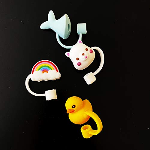 Cubiertas reutilizables de silicona para pitillos, 4 piezas miniatura 5