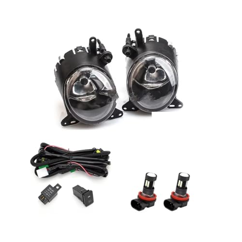 Feu brouillard Mitsubishi Lancer kit phares LED halogènes avec cache grille 2008-2013