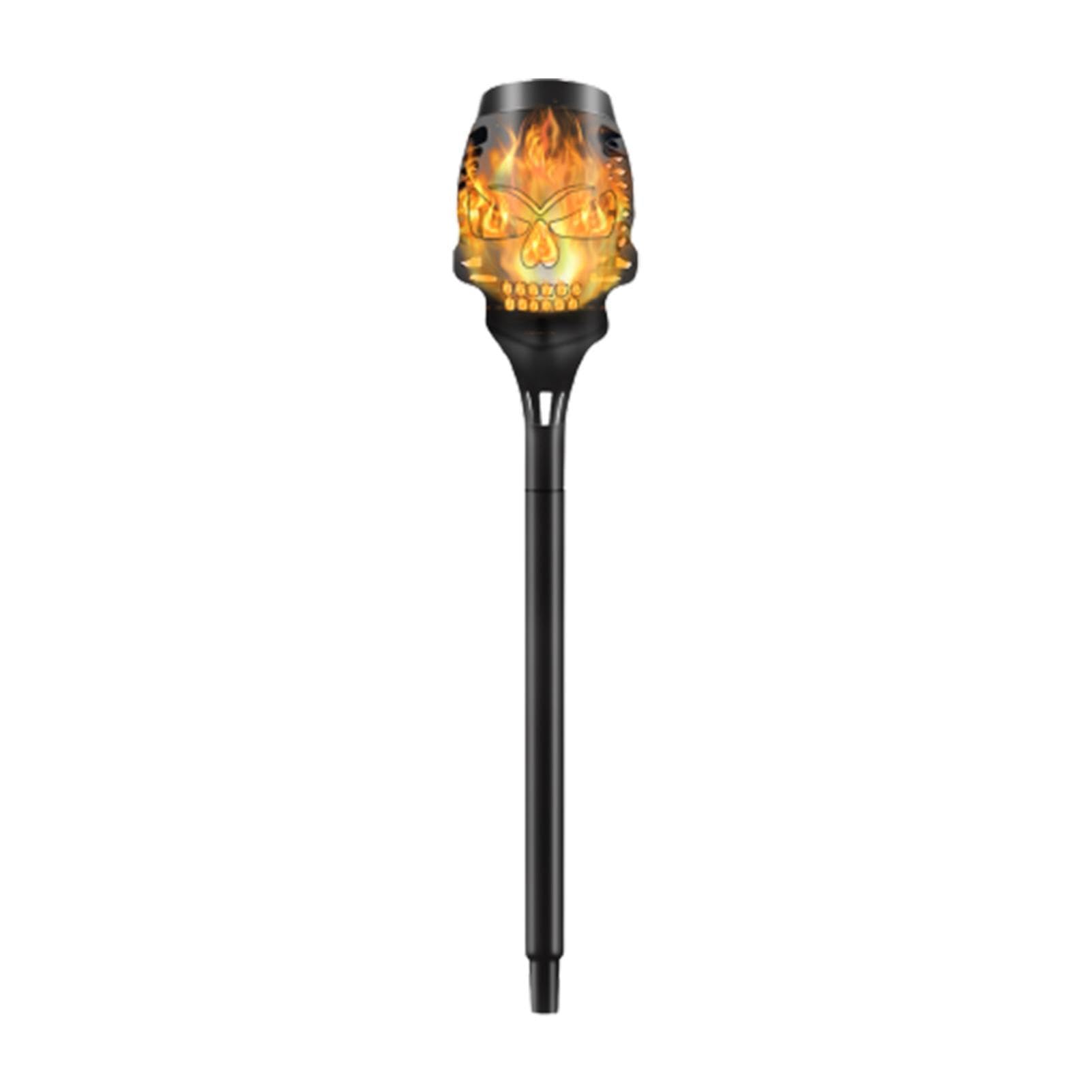 Voihamy Flame Stake Lights | Flickering Flame Solar Outdoor Lights,Solar Garden Lights, IP55 Waterproof Torch Light with Flickering Flame for Garden, Lawn, Yard, Christmas Decorations