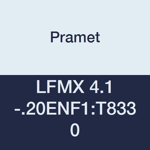 LFMX 4.1-.20ENF1:T8330 Carbide Steel and Stainless Steel Geometry Indexable Part Off and Grooving Insert, Overall Width 0.161", 1" Cutting Edge, PVD, 90 Degree Rectangle, Gold (Pack of 10)