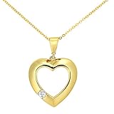 Citerna Collar para Mujer de Oro Amarillo 9K y Circonita 45 cm