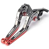 Material: Aluminium CNC. SHUAIFEI Motorrad CNC-Bremsen-Kupplungs-Hebelgriff-Griffe Hebel for Honda CB1000R CB 1000R 2018 2019 2020 (Farbe : Red A)