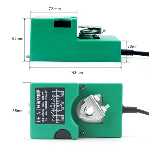 Actuador de compuerta profesional AC220V con control de 5 posiciones y torque de 16Nm 4