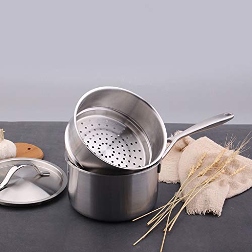 Leche Pan Acero Inoxidable Leche Pan Sopa de Olla Antiadherente cazo la Mantequilla cálido con la Tapa Cazo