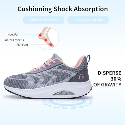 Womens Walking Shoes Arch Support Orthotic Fashion Sneakers Tennis Shoes for Plantar Fasciitis Pain Relief Pain Relief US 5.5-113