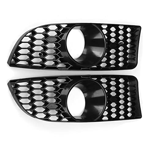 Calandre phare antibrouillard avant grille nid d'abeille noir brillant pour BMW E92 E93 - 5