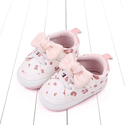 Summer Kids Infant Toddler Shoes Boys Girls Floor Sneakers Lightweight Comfortable Bowknot Spotted 18 Months Girl Shoes3