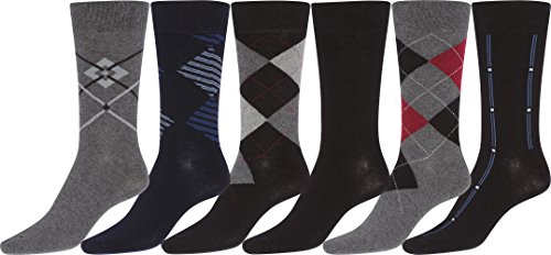 Chaussettes en coton mélangé Sakkas lot de 6 paires de mi-bas élégants pour homme