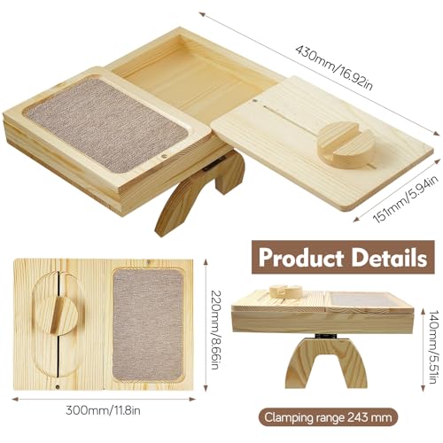 Bandeja para brazo de sofá de madera ideal para colocar bebidas y móvil 3