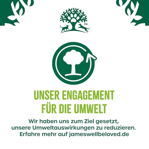 James WELLBELOVED 12 x 85g Katze Portionsbeutel Nassfutter ohne Getreide, Huhn in Gelee