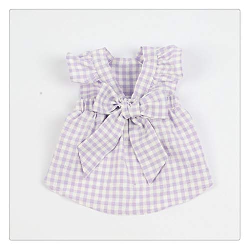 Fegoclt Summer Dog Dress Cats Puppy Small Dog Skirt Cute Bowknot Pet Dresses Doggie Chihuahua Pomeranian Shih Tzu Clothing Apparel Xxs (Color : Purple, Size : Xxx-Large) #TOP11