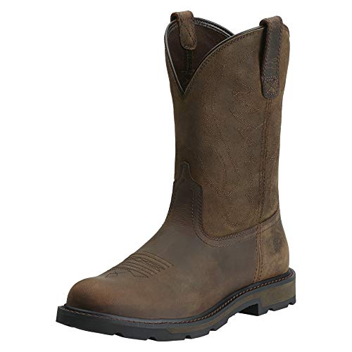 ARIAT BMVY9 Mens Groundbreaker Work Boot Brown 9 Wide by ARIAT - Used condition - US$93.97