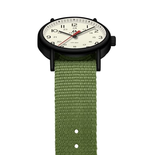 Image of LN LENQIN Mens Watches Unisex Military Sport Nylon Strap Stylish Luminous Fashion Analog Quartz Watch for Men Waterproof Army Tactical Casual Wristwatch