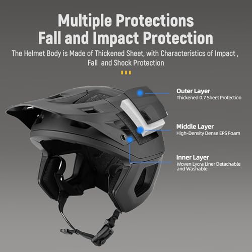 Casco de ciclismo ligero de 20 mm que elimina la fatiga cervical 5