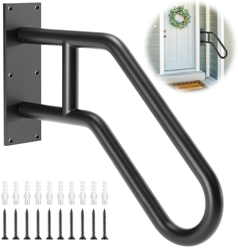 Handrails Staircase Handrails For Outdoor Steps Wall Mount,Stair Railings For 1-2 Steps, U - View #6