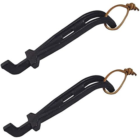 Universal Grate Mover Replacement Parts for Big Green Egg BBQ Grate Lifter, Char-Griller, Weber Grill Grate Lifter Tool, Pit Boss, Primo Vision Louisiana Grills, for Most Charcoal Grills & Gas Grills Cover