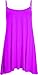 ZJ Clothes Womens Plain Sleeveless Cami Strappy Swing Dress