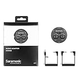 Saramonic Miniature 2-Channel 3.5mm Microphone & Audio Mixer with TRS & TRRS Output Cables for Cameras, Smartphones, Computers & More (AX1)