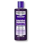 PROVOKE Touch Of Silver Brightening Purple Shampoo 200 ml, Neutralises Yellow and Orange tones, Formulated with Violet and Blue Pigments