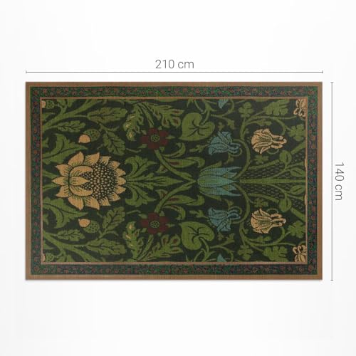 Tapis de terrasse extérieur en PVC rectangle 140x210 résistant et lavable - 4
