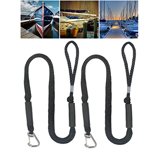 Corde d'amarrage extensible de 4 pieds avec élastique pour bateau et quai