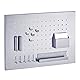 Zeller Memoboard, Edelstahl, Silber, 50 x 35 x 1.5 cm, 11125