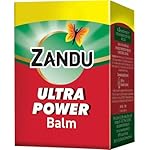 Zandu Ultra Red Balm | Ayurvedic Balm with Menthol, Camphor, Eucalyptus Oil | Relieves from Bodyache, Cold & Muscle Stiffness | Non Greasy & Fast Acting | 0.85 Fl Oz (Pack of 1)
