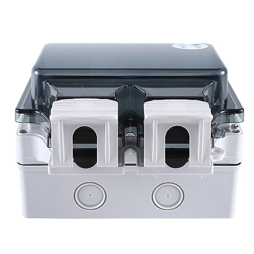 Correa Prises éLectriques Murales Tuya Prise de Courant éTanche IP66 avec Couvercle Prise Wifi UE ExtéRieure éTanche à la Pluie (2 Trous)