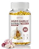 Odorless Aged Garlic Extract 500mg - 300 Softgels, 2 Year Aged Garlic Supplements for Heart & Immune Support - Natural Antioxidant Supplement for Women＆Men, Non-GMO