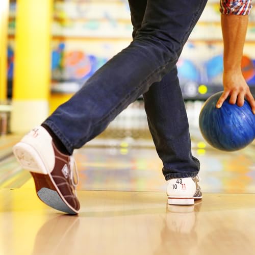 Image of 3 Pairs Bowling Shoe Slide Sole Bowling Accessories Replacement Felt Shoe Slide Pads for Men Women, One Size