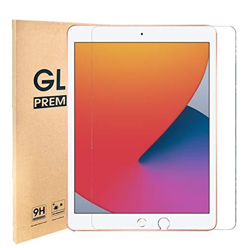 [1 Pack] iPad 8th Generation Screen Protector,Tempered Glass Film for iPad 10.2 Inch (iPad 8 2020,iPad 7 2019)