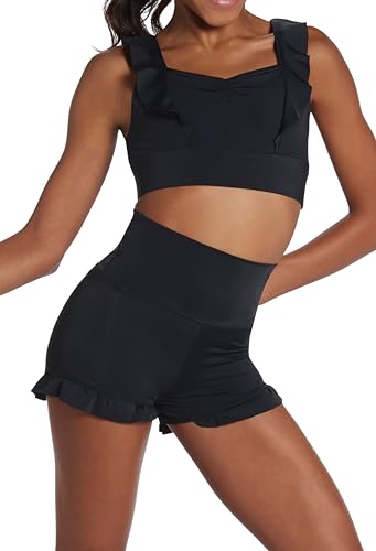 Balera Ruffled Crop Top for Girls & Women Perfect for Dance