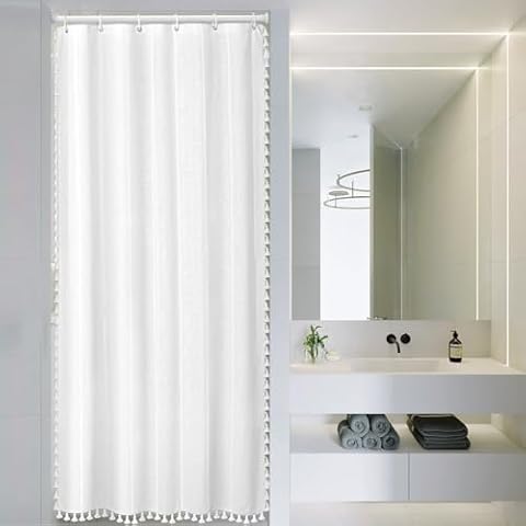 BESBESME Boho Farmhouse Shower Curtain Set Cover
