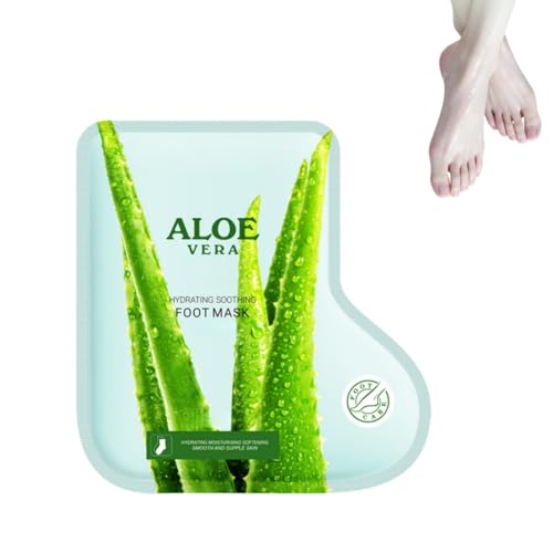 Masque pour les pieds aloe vera exfoliant et réparateur à l'acide hyaluronique