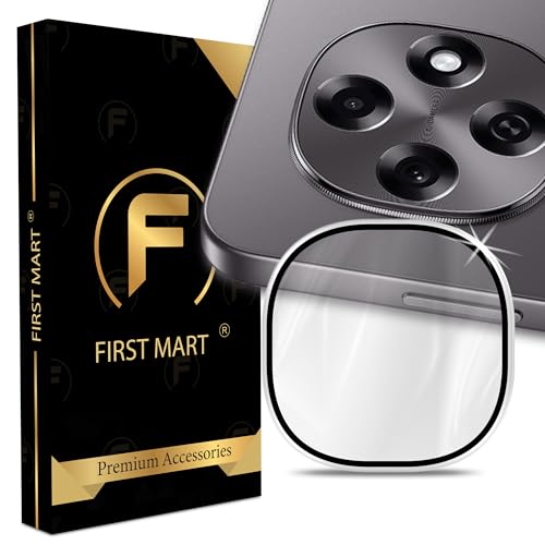 Image of FIRST MART Silver Camera Ring Guard Protector for Oppo F31 Pro | Tempered Glass with Metal Alloy Rings, HD Clear, Scratch Resistant, Case-Friendly | Pack of 1