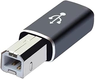 Durable USB C Female to MIDI Adapter for MIDI Electric Piano Electric Drum Scanner Fax MIDI Adapter for MIDI Printers usb c female to midi adapter