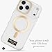 kate spade new york iPhone 17 Pro Max Case with Camera Stand - Compatible with MagSafe - Designer Phone Case - Icon Clear