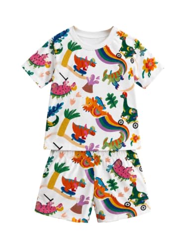 Image of THIIYA KIDS Boys Cotton Co-Ord Set | Printed T-Shirt & Shorts | Soft Comfortable Summer Wear for Kids