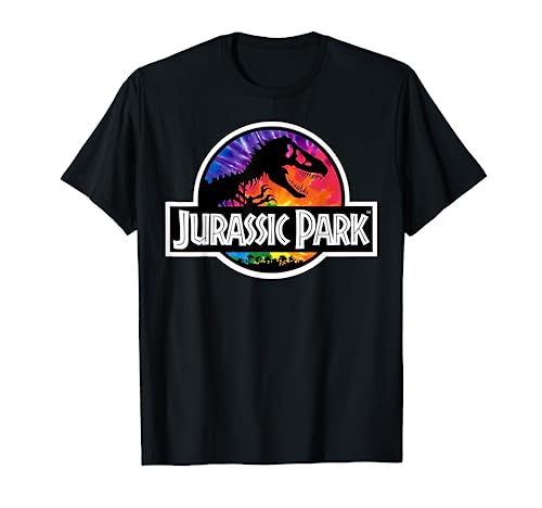 Jurassic Park Tie Dye Fill Classic Logo T-Shirt